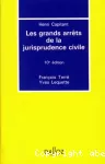 Les grands arrêts de la jurisprudence civile vignette
