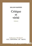 Critique et vérité -essai vignette