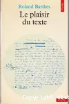 Le plaisir du texte vignette