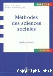Méthodes des sciences sociales vignette