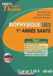 Biophysique - UE3 : 1ère année santé vignette