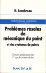 Problèmes résolus de mécanique du point et des systèmes de points vignette