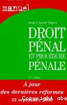 Droit pénal et procédure pénale vignette