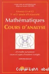 Mathématiques: cours d'analyse vignette