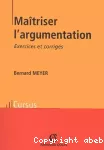 Maitriser l'argumentation vignette